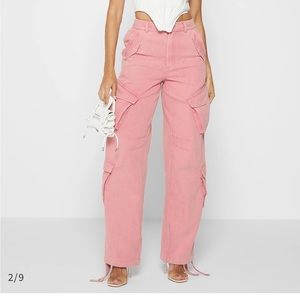 COPY - Pink Wash High Waisted Cargo